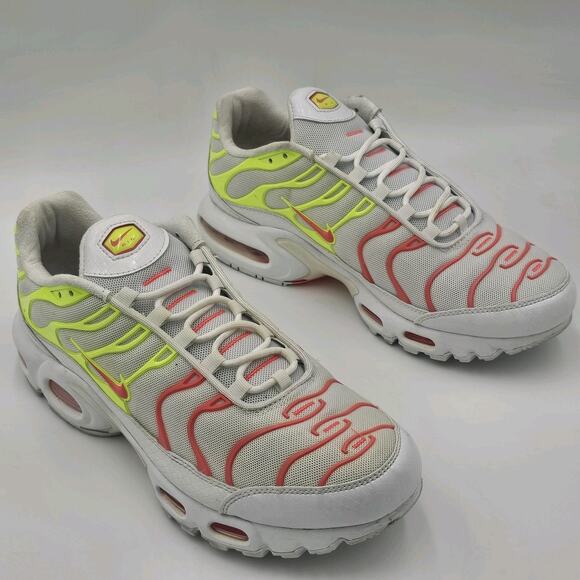 Nike Womens Air Max Plus SE Hot Punch White Volt Yellow Pink 862201-102 Size 10 - Picture 12 of 12